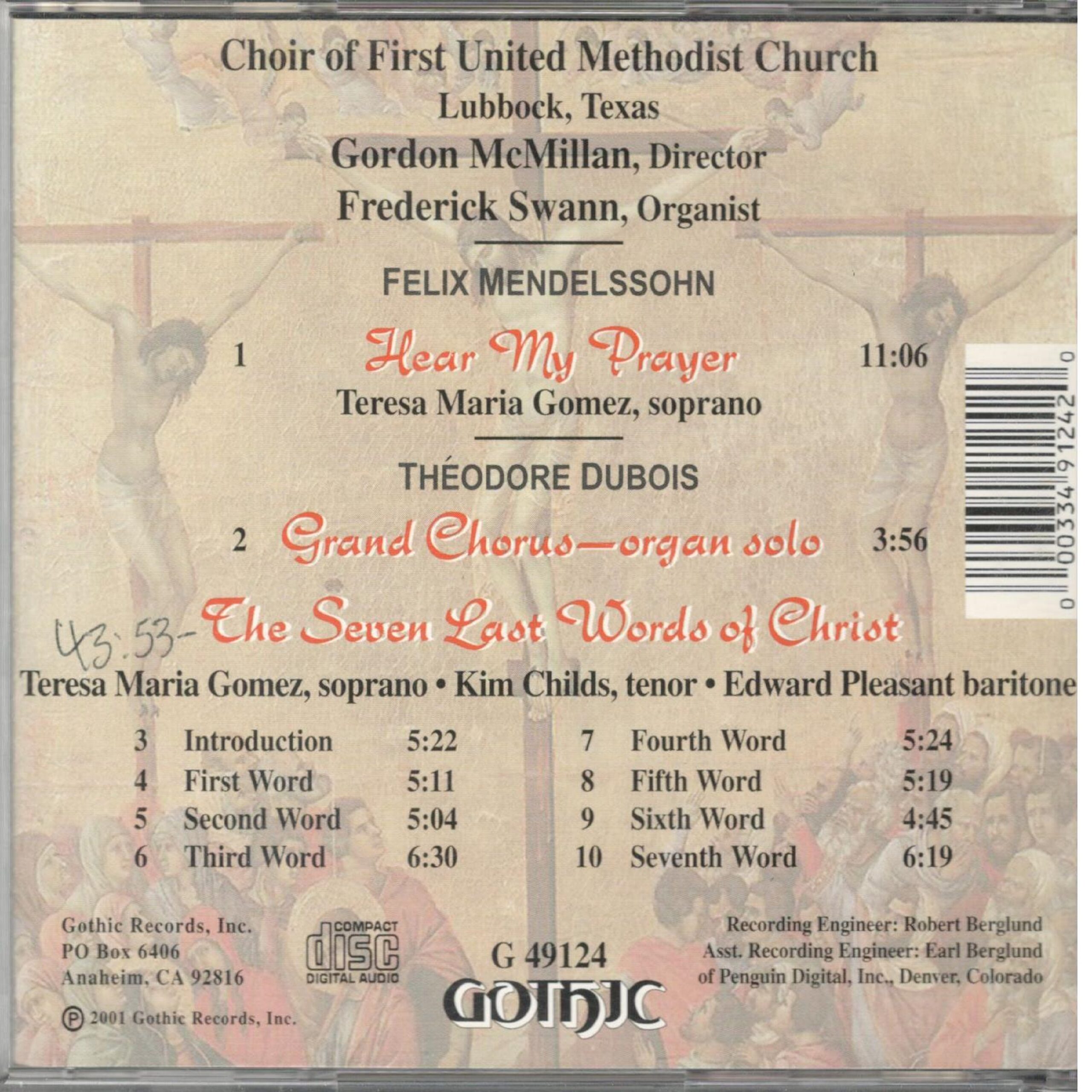 Dubois: The Seven Last Words of Christ - Image 2