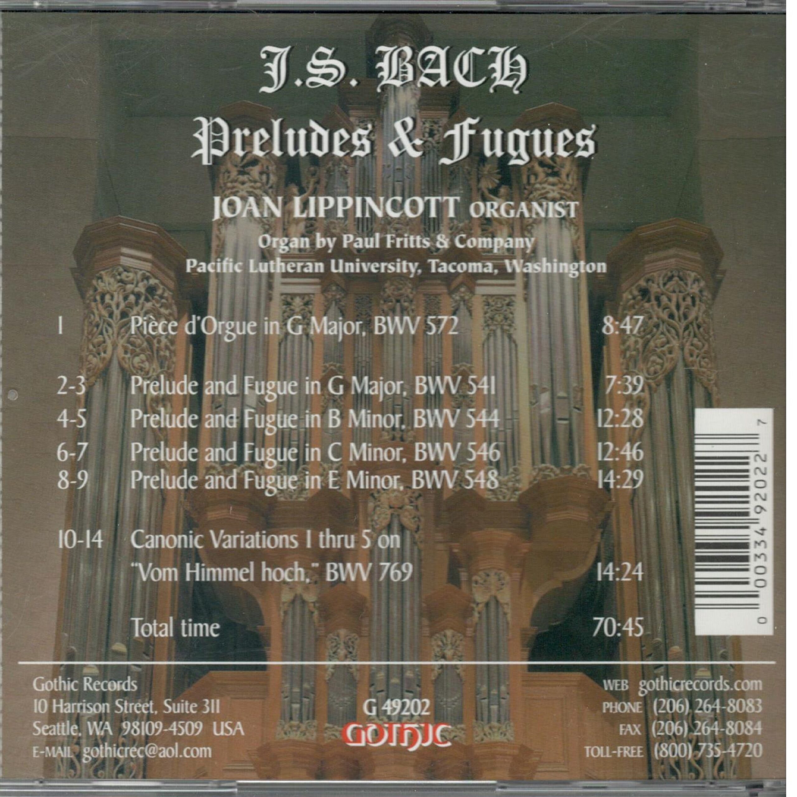 J.S. Bach Preludes & Fugues - Image 2
