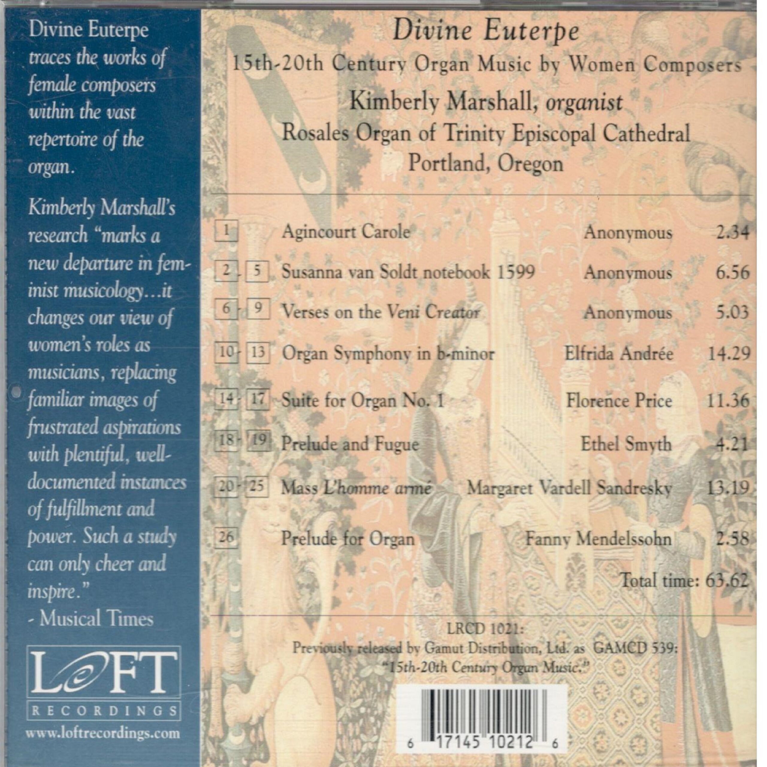 Divine Euterpe: 15th-20th Century Organ Music - Image 2