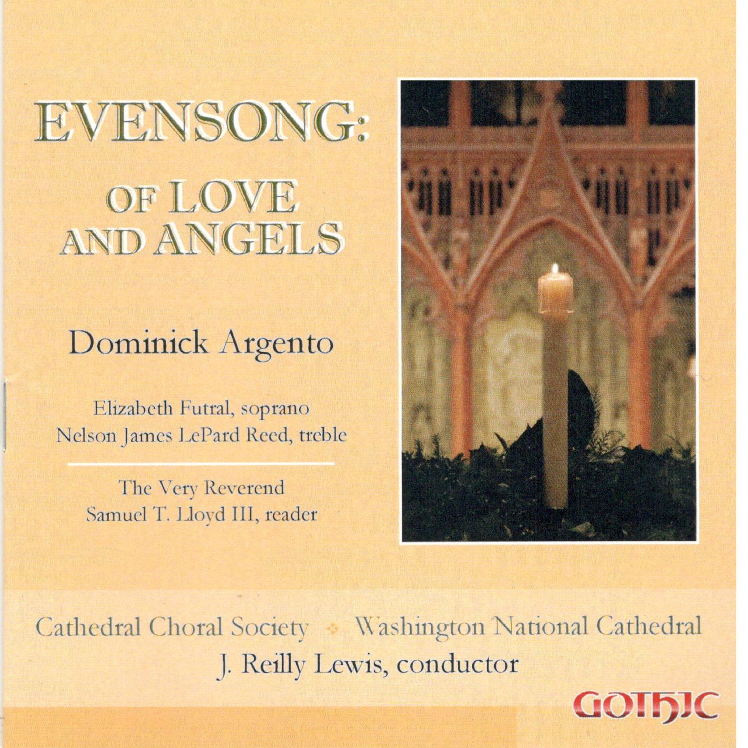 Dominick Argento: Evensong - Of Love and Angels